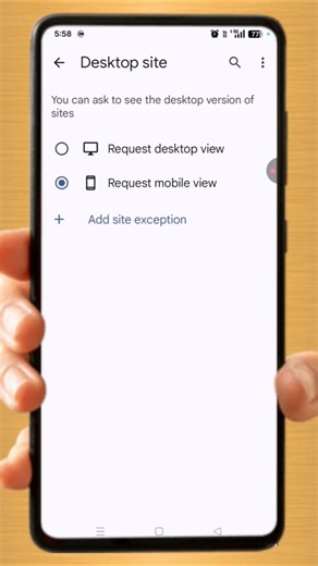 Chrome Desktop Mode Android ||How To On Desktop Mode In Chrome #shorts #viral #chrome