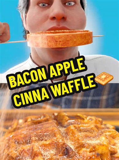 Bacon-Wrapped Apple Waffle Bite recipe