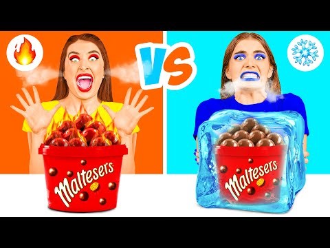 Hot vs Cold Food Challenge | Epic Food Battle by TeenTeam Challenge