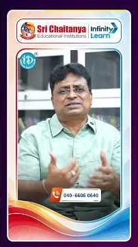 National IIT Coordinator M Uma Shankar about Students & Faculty | IIT & JEE #IITJEE #SriChaitanya
