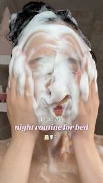 Night routine for bed🫧🌙