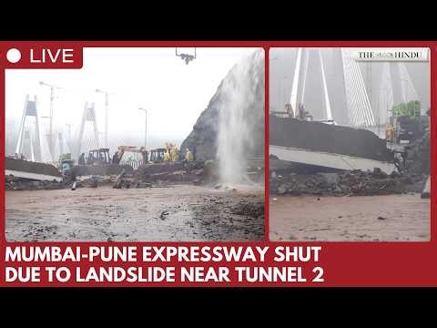 Mumbai-Pune Expressway traffic disrupted after landslide near Tunnel 2