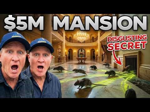 $5 million dollar Home FULL of rats …Twins Rescue