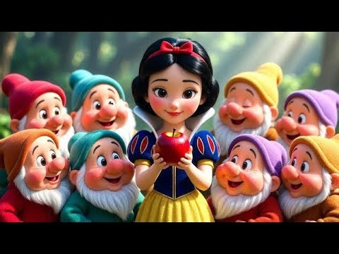 Snow White and the Seven Dwarfs 🍎 | Full Fairy Tale Story with Dialogues | 