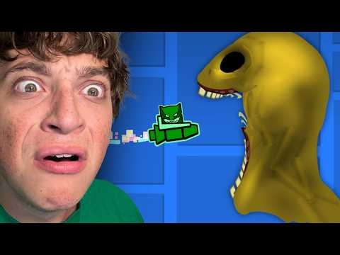 I BEAT VERITY IN GEOMETRY DASH...
