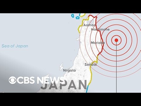 Major earthquake off Japan's north coast