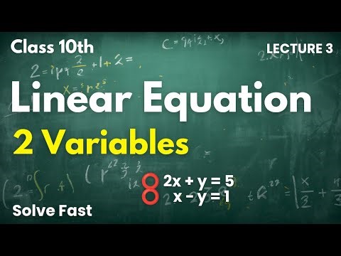 Simultaneous Equations Class 10 | Practice Questions | Linear Equations Lecture 3 | Easy Method