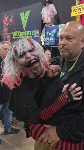Evil Trick or Treater Attack Line Puppet from VFX Creates at the East Coast Haunters Convention 2026
