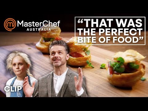 Top 4 Dish: Rare Beef Choux Buns | Junior MasterChef Australia | MasterChef World
