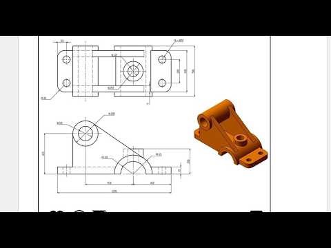 How to Draw the Third View & Isometric Projection | رسم المسقط الثالث والإيزوميتريك من مسقطين فقط