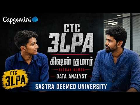 Capgemini Placement Story 🔥 | Kishan Kumar | Data Analyst Role | 3 LPA | Full Interview Experience
