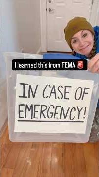 How to Build a Kit for Emergencies 🚨 #hometips