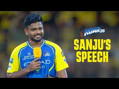 Sanju Samson speech at Roar 26 | WhistlePodu | CSK