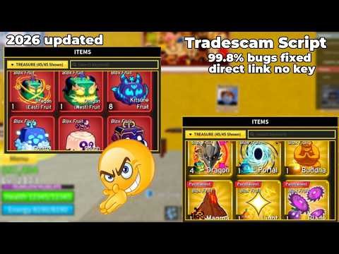 Blox Fruits - Trade Scam Script [Fixed] | easy dragon / perms | steal fruits & gamepasses