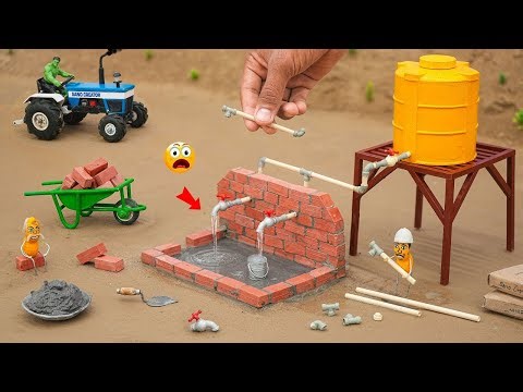 Diy diorama making mini motor water pump science project | how to make | @sanocreator