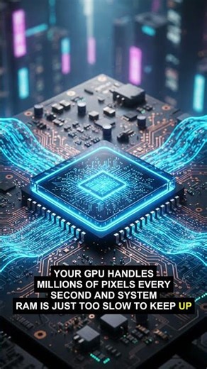 Why Your GPU Needs VRAM 🚀 #shorts