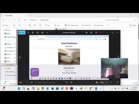 Latihan Membuat Aplikasi Visual Basic .NET di Visual Studio 2022 Dashboard Web Berbasis Browser