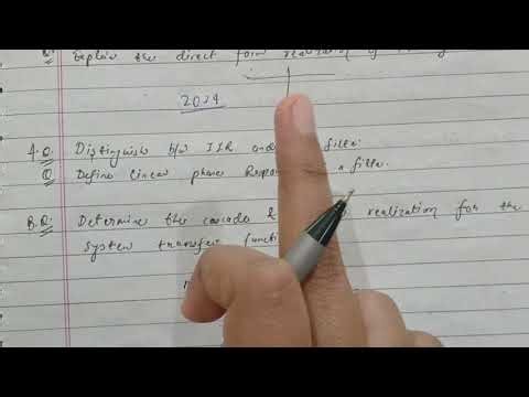 Unit-1 DSP last 3 year question papar|| MOST Repeated questions paper of Digital signal processing
