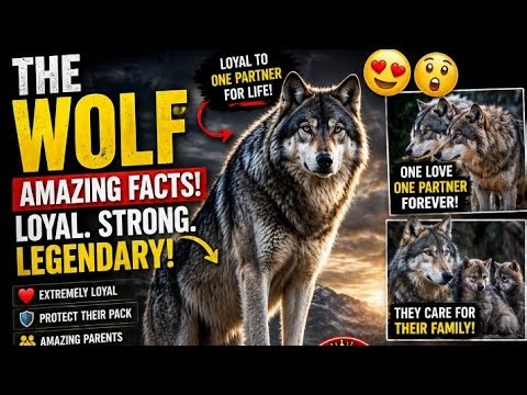 Why Wolves Are So Loyal 🐺❤️ The Secret Behind Their Family & Strength!