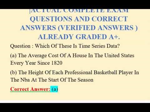 ISYE 6501 Midterm 2 Exam 2026 🚀 Actual Complete Questions & Correct Answers