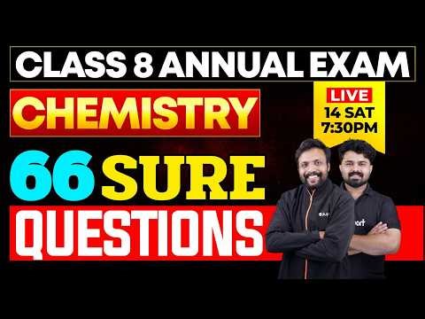 Class 8 Chemistry | 66 Sure Questions | Eduport Class 8