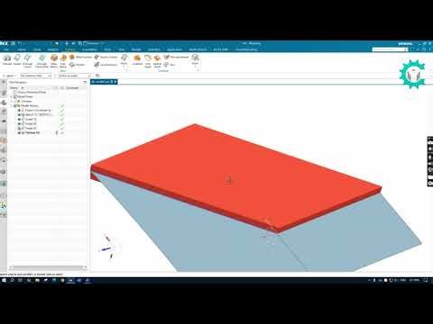 NX Training Exercises Tutorial - 27 : Complete NX Thicken Command