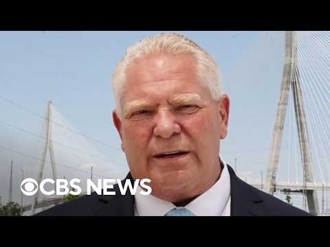 Ontario Premier Doug Ford on Trump's new tariff threat: "It's unfortunate he took this avenue"