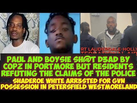 Paul & Boysie SH@T D3AD By Copz Residents Refuting The Claims Of The Police/Shadroe White ARR3STED 