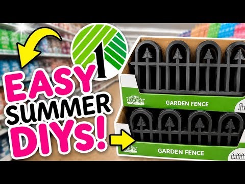 I Made GORGEOUS Dollar Tree DIY Crafts Using Garden Fences