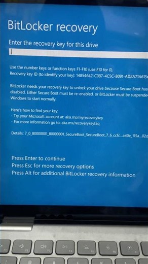 Bitlocker recovery key unlock without password fix bitlocker recovery key error Dell,hp,Lenovo,Asus