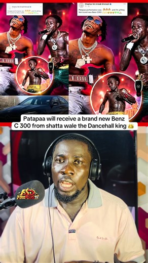 Shatta Wale Gifts Patapaa a Brand New Benz C 300 Car