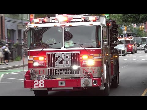 FDNY ACTION - Fire reponse - Engine 28 Ladder 6 Ladder 11 Engine 55