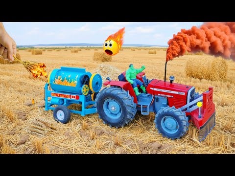 DIY Mini Wheat Thresher Machine | Realistic Working Model | Science Project 2026