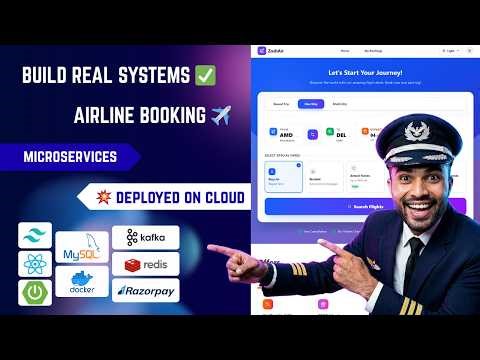 Build a Real Airline Booking System | Spring Boot Microservices, Kafka & Docker (Full Course)