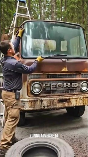 🚛 Abandoned Forest Truck Restoration — From Rusted Wreck to Classic Beauty 🌲✨