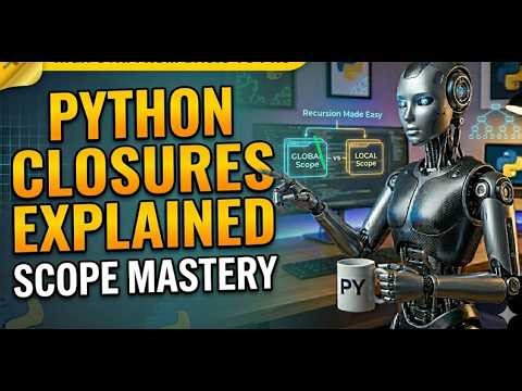 Python Advanced Concepts for Interviews | Scope, Closures & Recursion