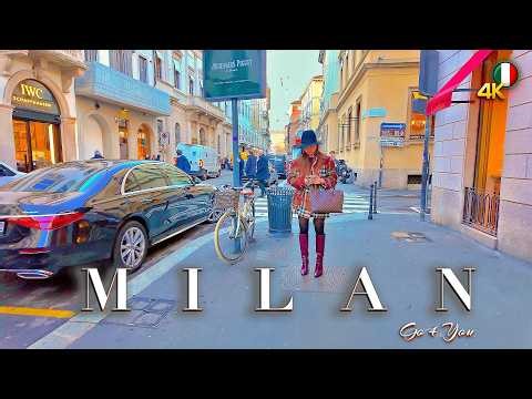 MILAN ITALY 🇮🇹 that is much more than the world’s fashion capital 4K Walking Tour with Ambient Sound
