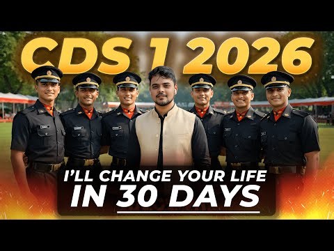 THE NEXT 30 DAYS DECIDES YOUR FUTURE. CDS 2026 Study Plan.