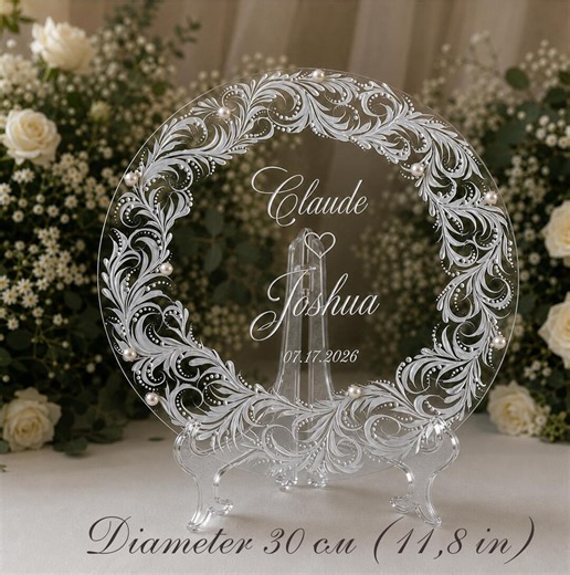Bride and Groom Wedding Set With Acrylic Sign and Gift Box, Champagne Toast Accessories - Etsy