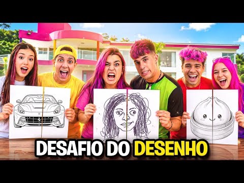 DESAFIO DO DESENHO EM DUPLAS *Qual a melhor dupla ?