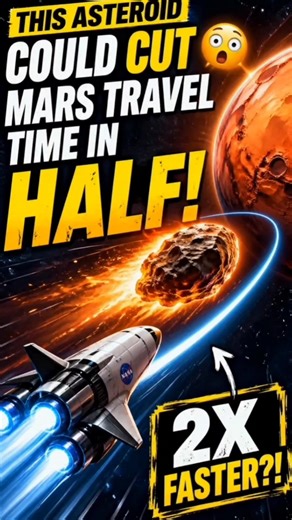 😳 This Asteroid Could Cut Mars Travel Time in HALF! 🚀#space #nasa#satellite