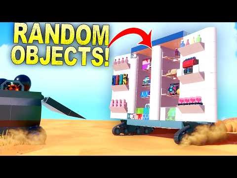 We Transformed RANDOM OBJECTS into BATTLE VEHICLES Again!