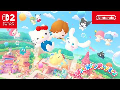 Hello Kitty Party Land – Launch Trailer – Nintendo Switch 2