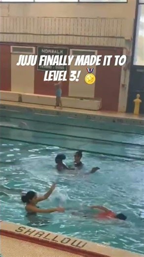 Level 3 status: UNLOCKED. Way to go, JuJu! 🌊💪🏿 #ProudParents