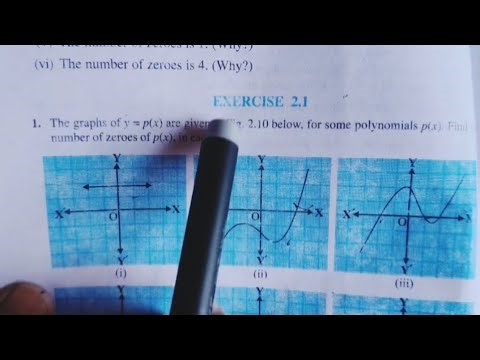 Class 10 Maths Chapter 2 | Polynomials | Exercise 2.1 | Class 10|CBSE|Hbse
