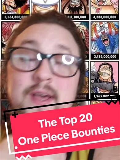 Top 20 One Piece Bounties Revealed