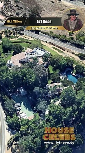 🎸 Axl Rose’s Malibu $8.1 Million Home 🌊