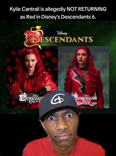 Disney's Descendants: The Fall of Red? I'm heartbroken that Kylie Cantrall won't be returning as Red in Disney's Descendants 6. #disney #descendants #kyliecantrall #disneychannel #disneydescendants