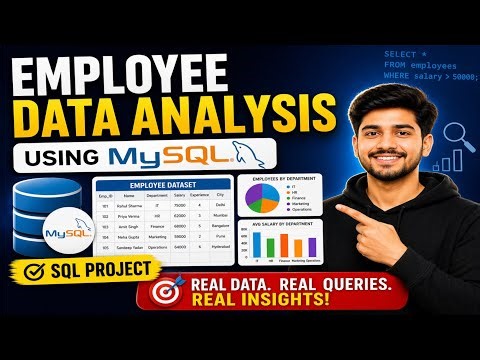 SQL For Data Analysis Full Portfolio Project with Practical [1Hour] | End-to-End SQL Project 2024