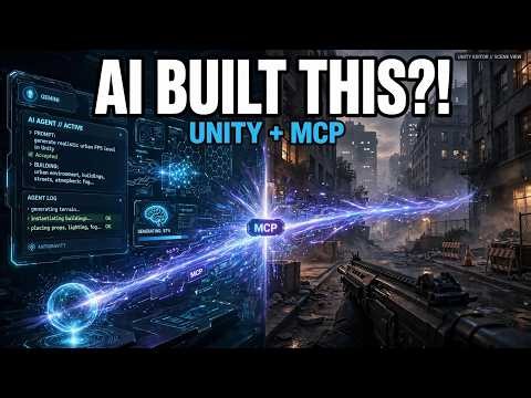 I Let AI Build an FPS Game Environment in Unity 🤯 | MCP + Antigravity